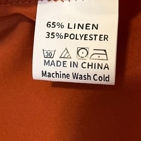 Rust Red Tulle Corset Maxi Dress | Romantic Gown | XL/US M-L (Chinese sizing) - Picture 8 of 12